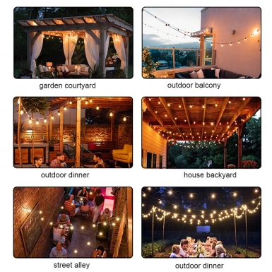 LED户外灯 - HCP078  G40太阳能灯串